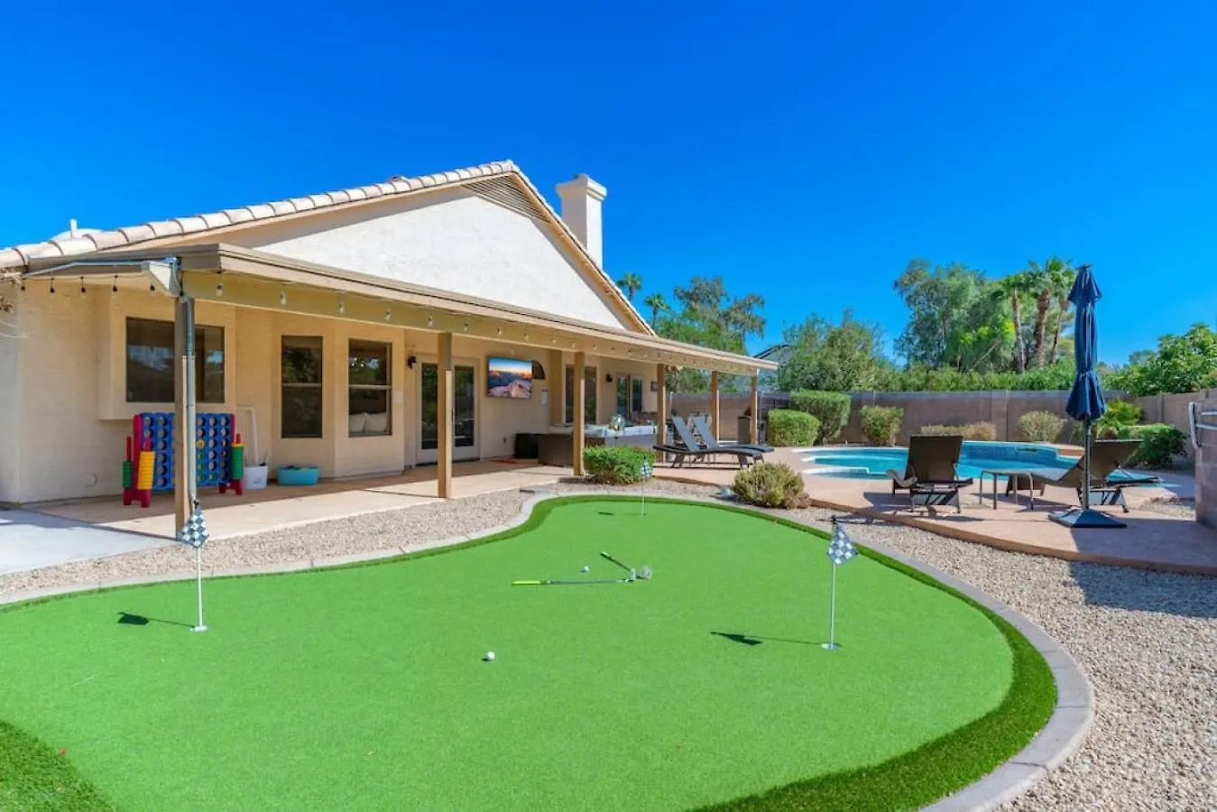 Luxury Scottsdale Retreat Heated Pool And Mini Golf Villa Phoenix